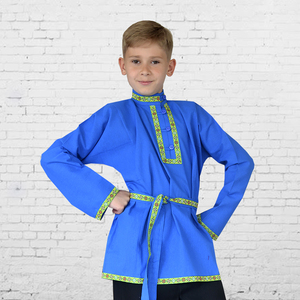 Бесплатная выкройка рубашки этнической (вышиванки) для мальчика