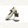 Туфли женские для народно-характерного танца, белые- фото 1