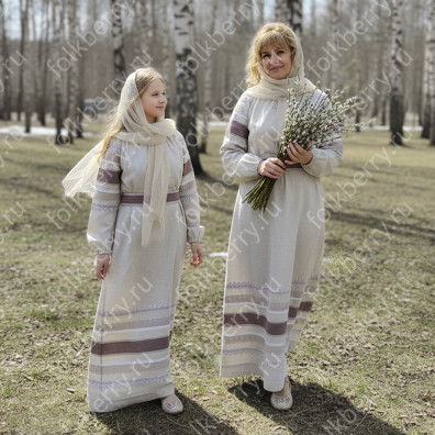 Платье Вологда, лен- фото 1