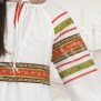 Платье Полюшко, лен, белое - фото 3