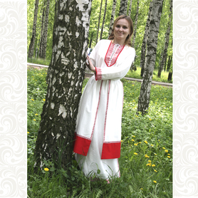 Рубаха Белогорье с юбкой поневой- фото 1